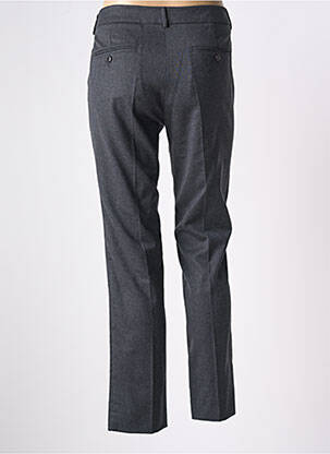 Pantalon droit fermeture zippée sous rabat avec crochet taille normale gris WEEKEND MAXMARA femme