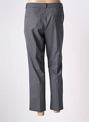 Pantalon 7/8 fermeture zippée sous rabat avec crochet taille normale gris MARELLA femme