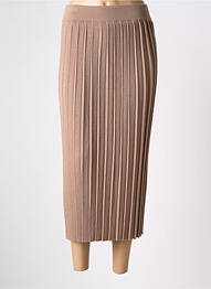 Jupe longue coupe droite marron WEEKEND MAXMARA femme