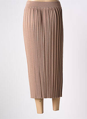 Jupe longue coupe droite marron WEEKEND MAXMARA femme