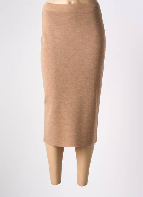 Jupe mi-longue marron MAXMARA pour femme