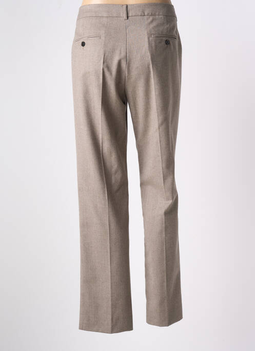 Pantalon droit beige WEEKEND MAXMARA pour femme