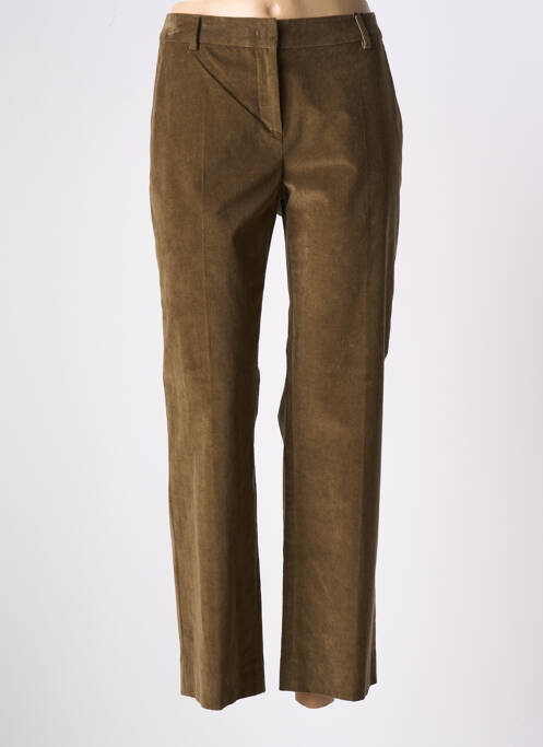 Pantalon droit marron WEEKEND MAXMARA pour femme