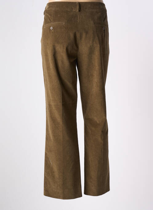 Pantalon droit marron WEEKEND MAXMARA pour femme