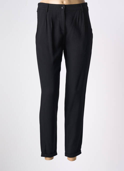 Pantalon droit noir PABLO pour femme