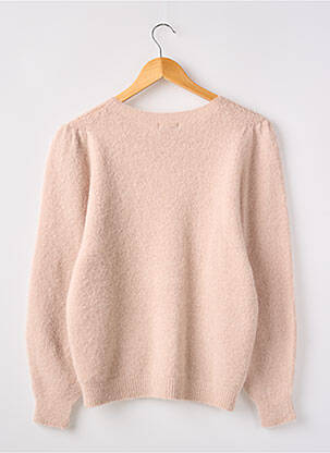 Pull stretch manches longues rose clair SUIT.E femme