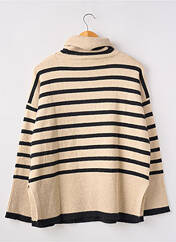 Pull col roulé beige EMA BLUE'S pour femme seconde vue