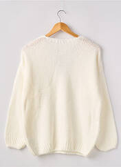 Pull blanc ADN COLLECTION pour femme seconde vue