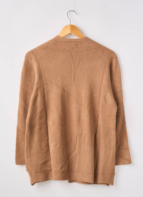 Gilet manches longues marron ALEXANDRE LAURENT pour femme