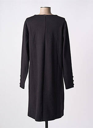 Robe mi-longue manches longues manches longues noir AGATHE & LOUISE femme