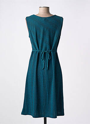 Robe mi-longue sans manche sans manche vert COLINE femme