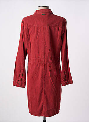 Robe mi-longue manches longues manches longues rouge AGATHE & LOUISE femme