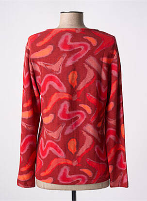 Pull coupe cintrée manches longues rouge AGATHE & LOUISE femme
