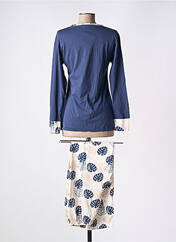 Pyjama bleu MUSLHER pour femme seconde vue