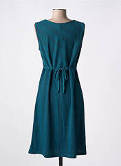 Robe mi-longue vert COLINE pour femme seconde vue