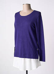 Tunique manches longues violet MARBLE pour femme seconde vue