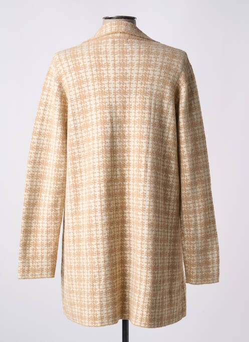 Manteau long beige TRIPODE pour femme