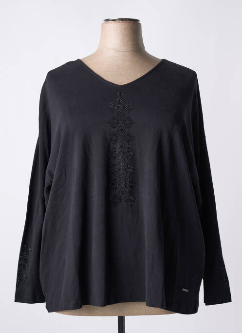 T-shirt noir AGATHE & LOUISE pour femme