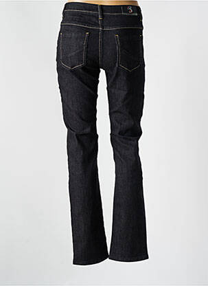 Jeans coupe slim tissage brut taille normale noir S.QUISE femme