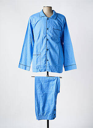 Pyjama coupe droite bleu CAMBIER homme