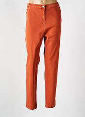 Pantalon slim orange AGATHE & LOUISE pour femme seconde vue