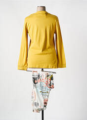 Pyjama jaune MUSLHER pour femme seconde vue