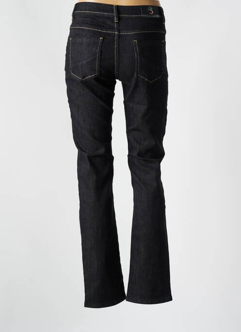 Jeans coupe slim noir S.QUISE pour femme