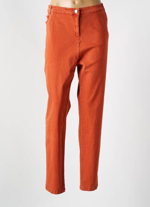 Pantalon slim orange AGATHE & LOUISE pour femme