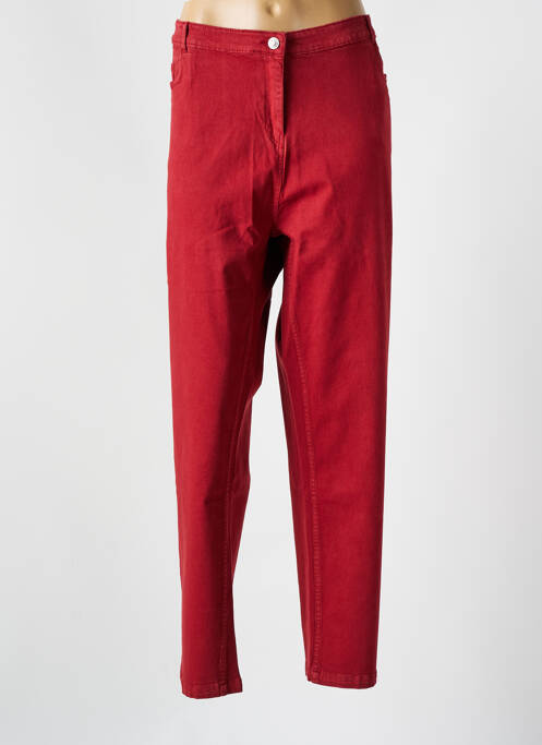 Pantalon slim rouge AGATHE & LOUISE pour femme