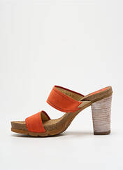 Mules/Sabots orange FLY LONDON pour femme seconde vue