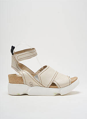Sandales/Nu pieds beige FLY LONDON pour femme
