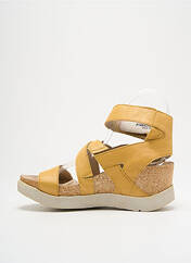 Sandales/Nu pieds jaune FLY LONDON pour femme seconde vue