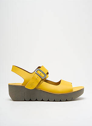 Sandales/Nu pieds jaune FLY LONDON pour femme