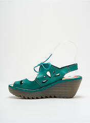 Sandales/Nu pieds vert FLY LONDON pour femme seconde vue