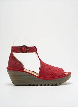 Sandales/Nu pieds rouge FLY LONDON pour femme