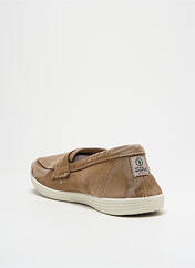 Mocassins beige NATURAL WORLD pour homme seconde vue