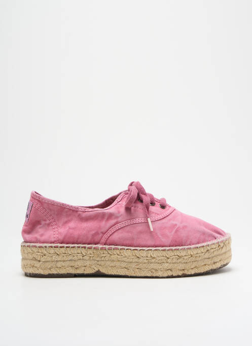 Espadrilles rose NATURAL WORLD pour femme
