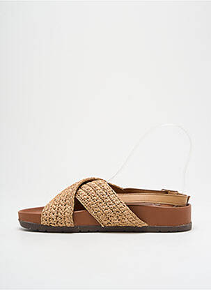 Sandales/nu pieds fermeture boucle(s) talon plat jusqu'à 3cm beige L'ATELIER TROPÉZIEN femme