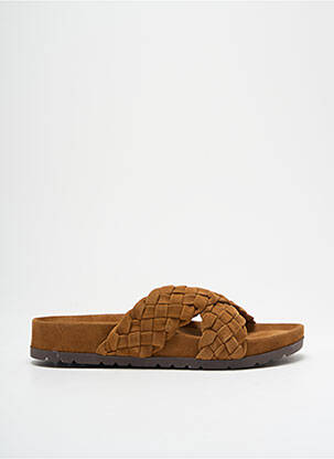 Mules/sabots voute plantaire talon plat jusqu'à 3cm marron L'ATELIER TROPÉZIEN femme