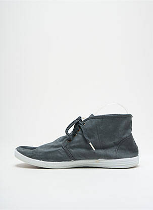 Baskets bout rond bout rond gris NATURAL WORLD homme