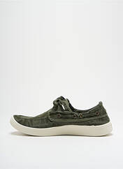 Chaussures bâteau vert NATURAL WORLD pour homme seconde vue