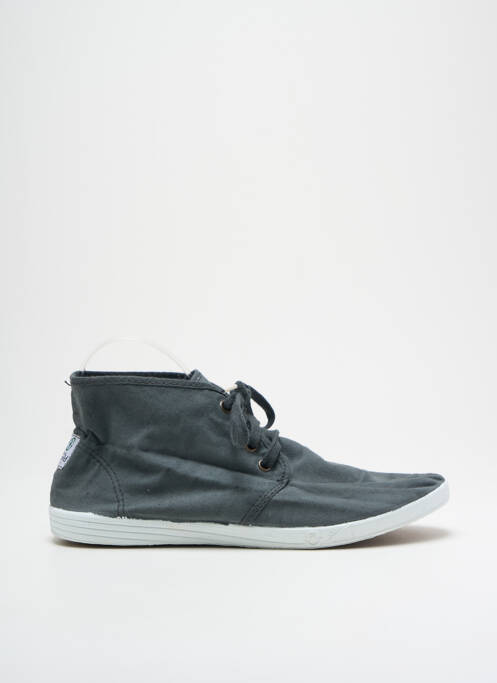 Baskets bout rond bout rond gris NATURAL WORLD homme