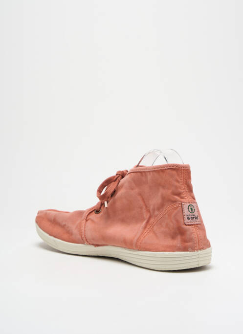Baskets rose NATURAL WORLD pour homme