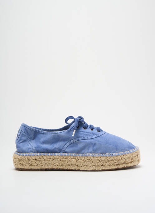 Espadrilles bleu NATURAL WORLD pour femme