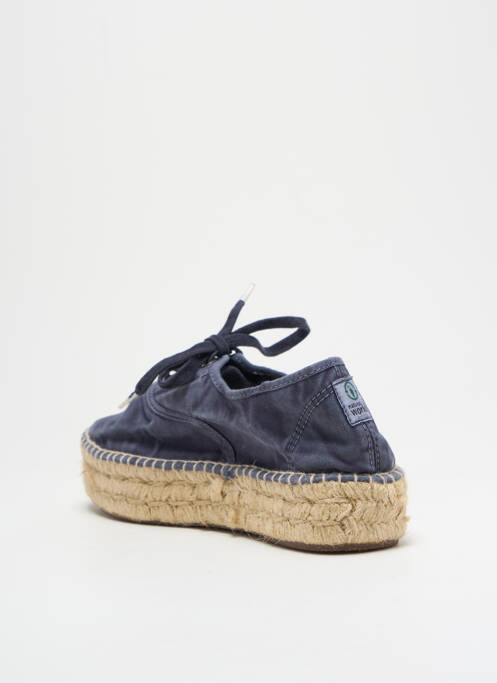 Espadrilles bleu fonce NATURAL WORLD pour femme