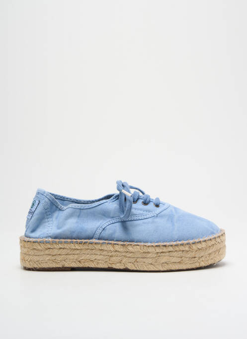 Espadrilles bleu clair NATURAL WORLD pour femme
