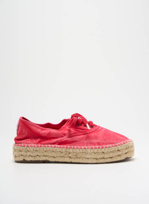Espadrilles rose NATURAL WORLD pour femme