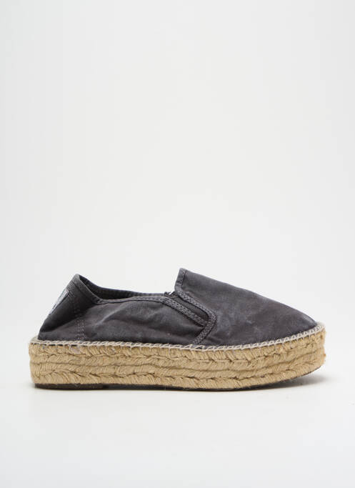 Espadrilles noir NATURAL WORLD pour femme