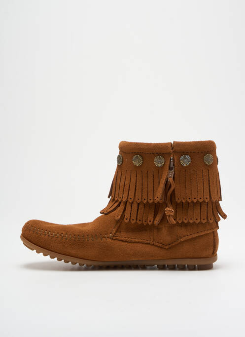 Bottines/Boots marron MINNETONKA femme