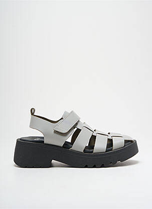 Sandales/Nu pieds gris FLY LONDON pour femme